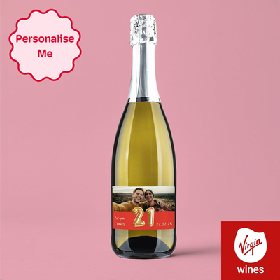 Personalised 21st Prosecco 75cl