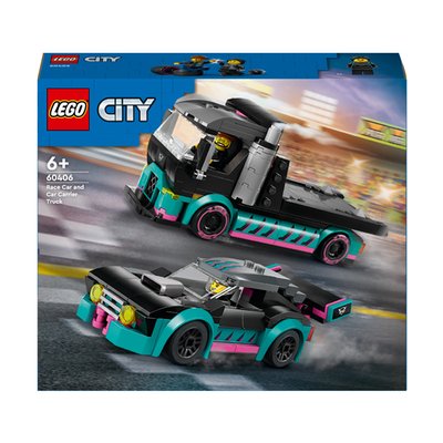 LEGO Race Car and Car Carrier Truck (60406)