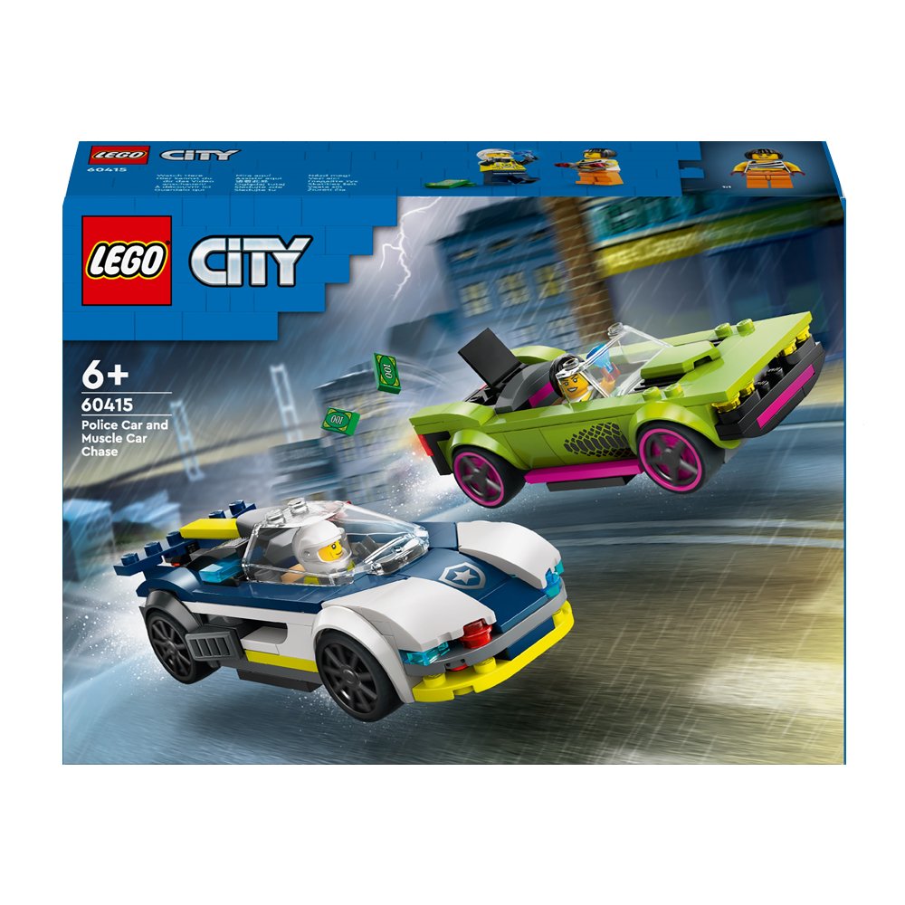Lego City Lego Police Car And Muscle Car Chase (60415) Toys & Games