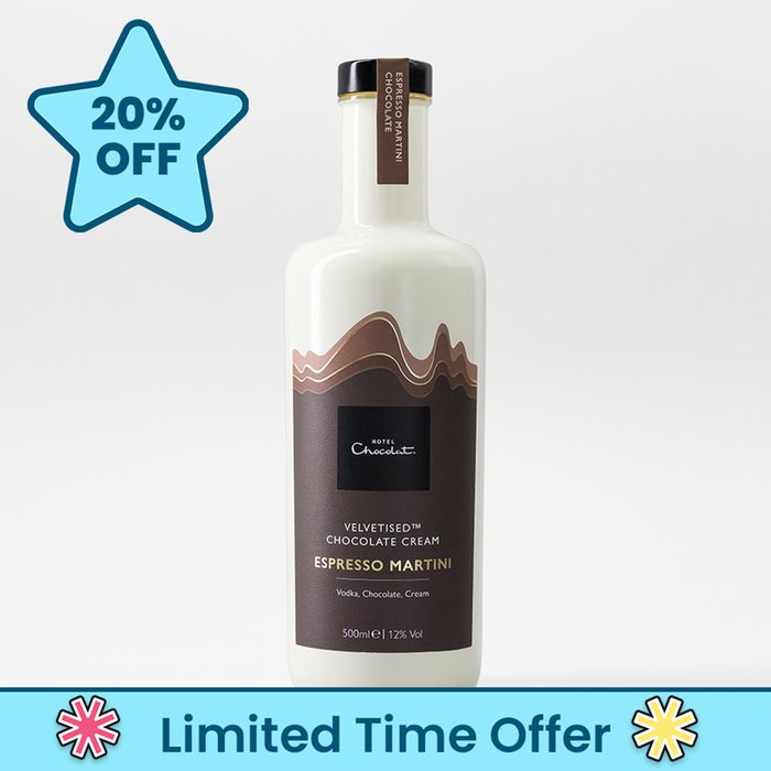 Hotel Chocolat Espresso Martini Velvetised Cream 500ml