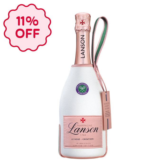 Lanson Le Rosé Creation Brut NV 75cl Wimbledon Gift Pouch
