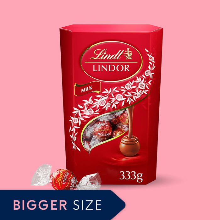 Lindt Lindor Milk Cornet 333g