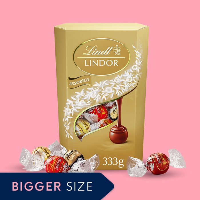 Lindt Lindor Assorted Cornet 333g