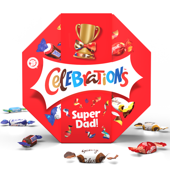 Celebrations Gift Box 'Super Dad' 385g