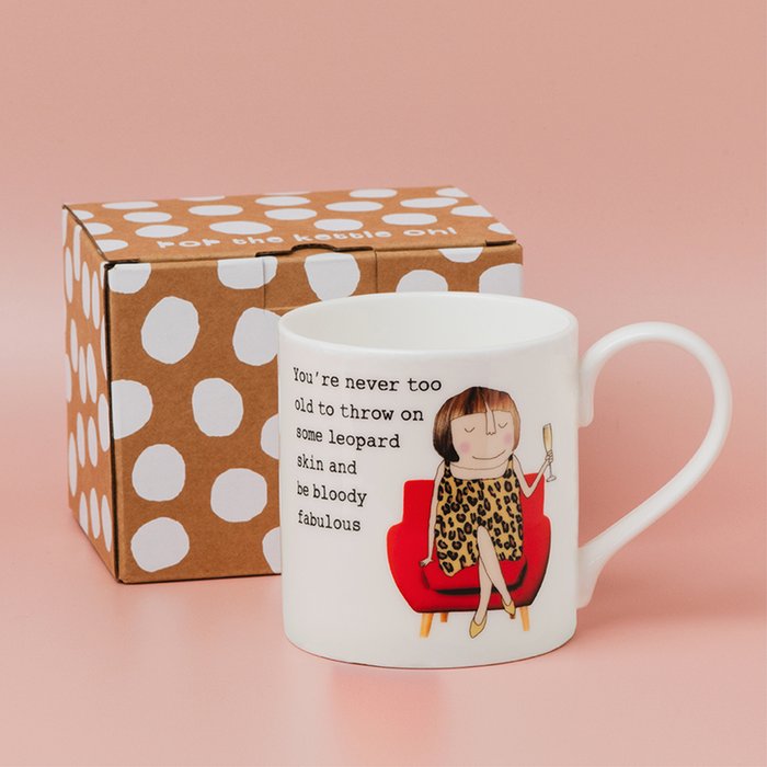 Rosie Made A Thing Leopard Mug