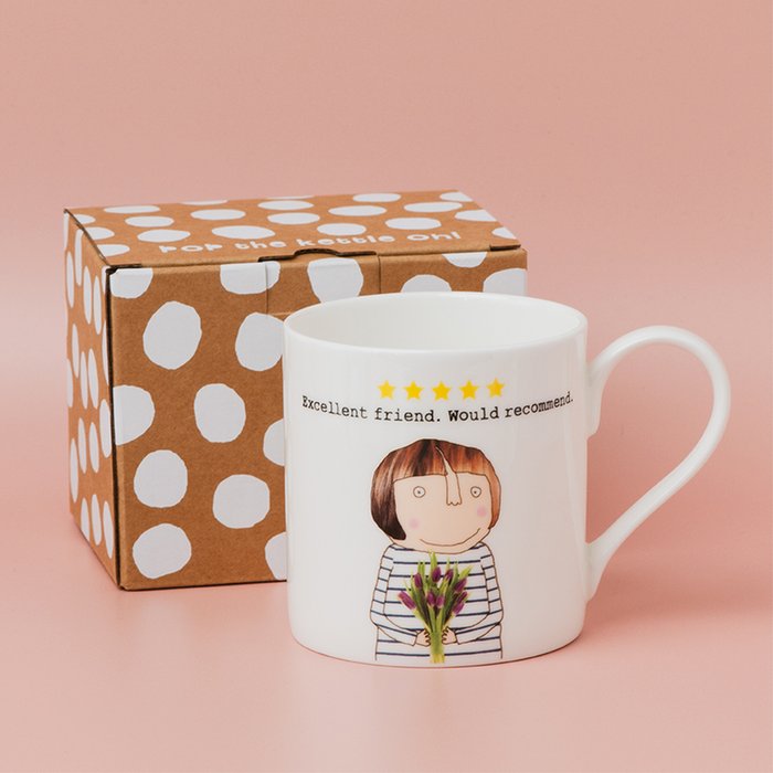 Rosie Made A Thing Excellent Friend Mug
