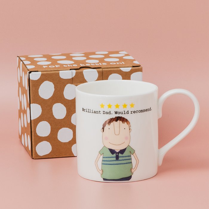 Rosie Made A Thing Five Star Dad Mug