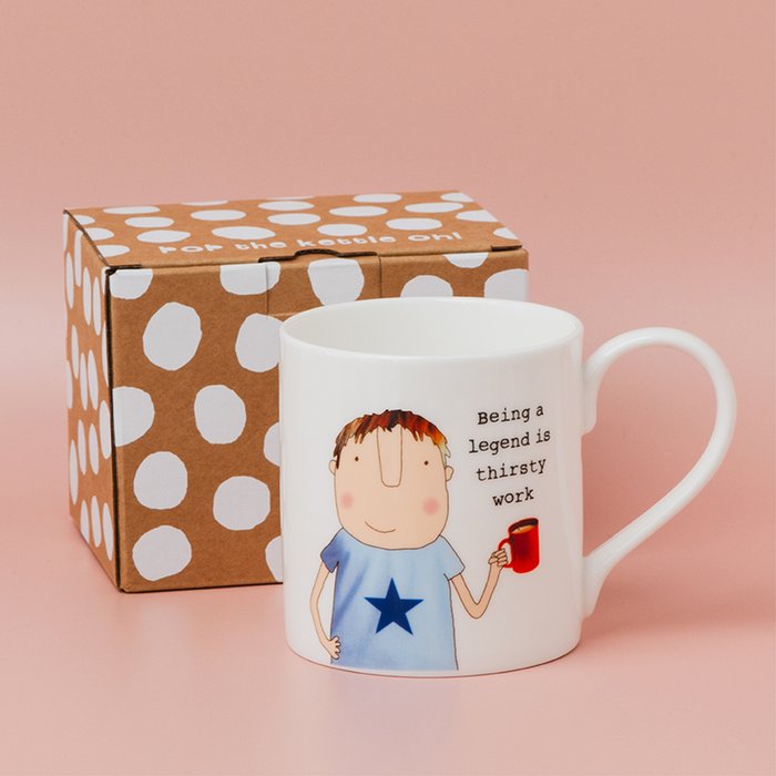 Rosie Made A Thing Thirsty Work Mug