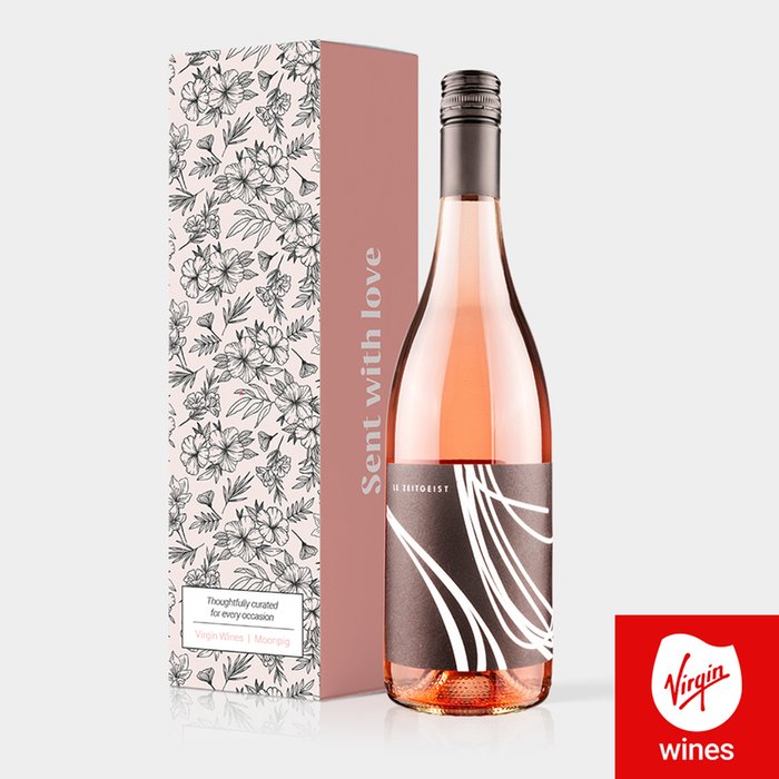Floral Rosé Gift – Sent with Love