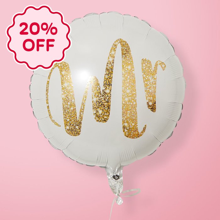 Mr Gold Balloon