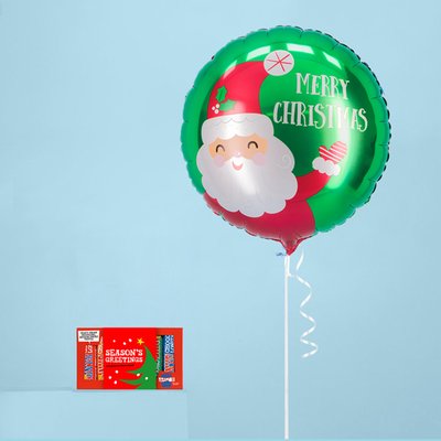 Christmas Balloon and Tonys Chocolate Gift Set