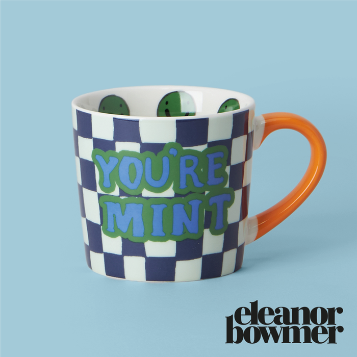 Eleanor Bowmer You’re Mint Checkerboard Mug & Gift Box