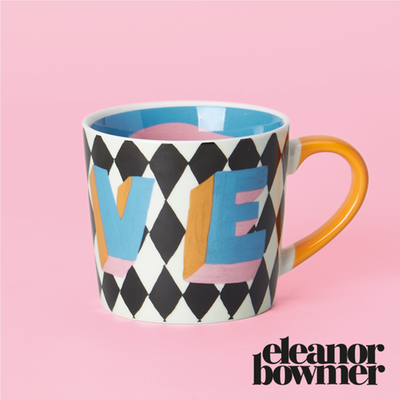 Eleanor Bowmer Love Harlequin Mug & Gift Box