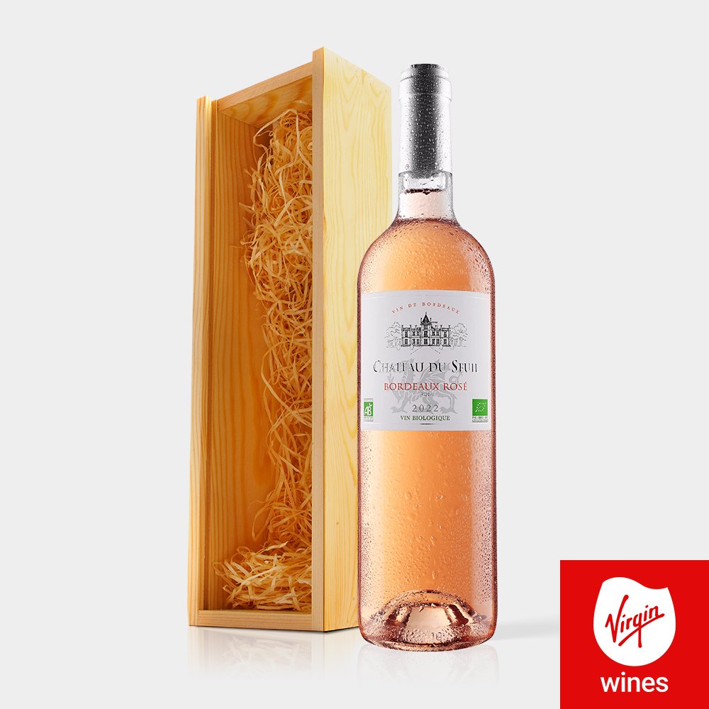 Virgin Wines Chateau Du Seuil Bordeaux Organic Rose 75Cl