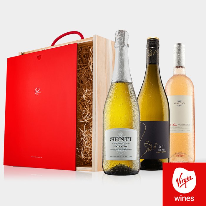 Virgin Wines Italian Wine Lovers Case - White, Rosé and Prosecco 3x75cl