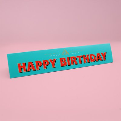 Happy Birthday Almond Toblerone (360g)