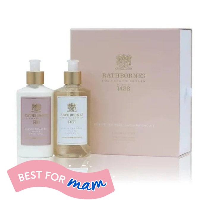 Luxury Dublin Tea Rose Wash & Lotion Gift Set