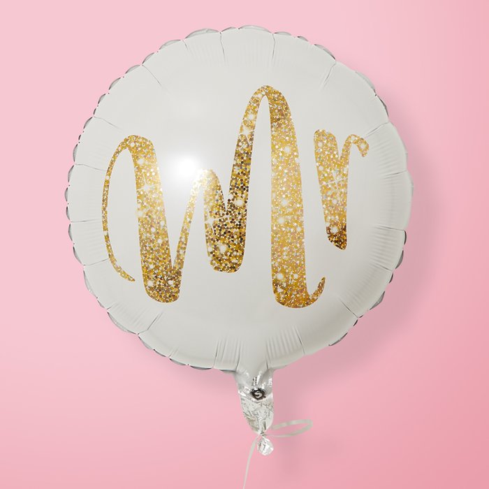 Mr Gold Balloon