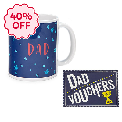 Dad Vouchers and Mug 