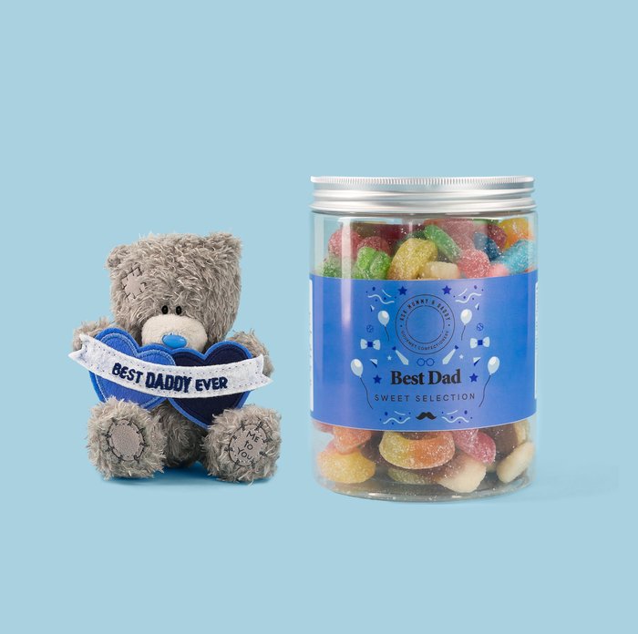 Best Daddy Tatty Teddy & Sweets Gift Set