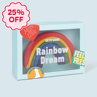 Rainbow Self Love Adult Novelty Socks