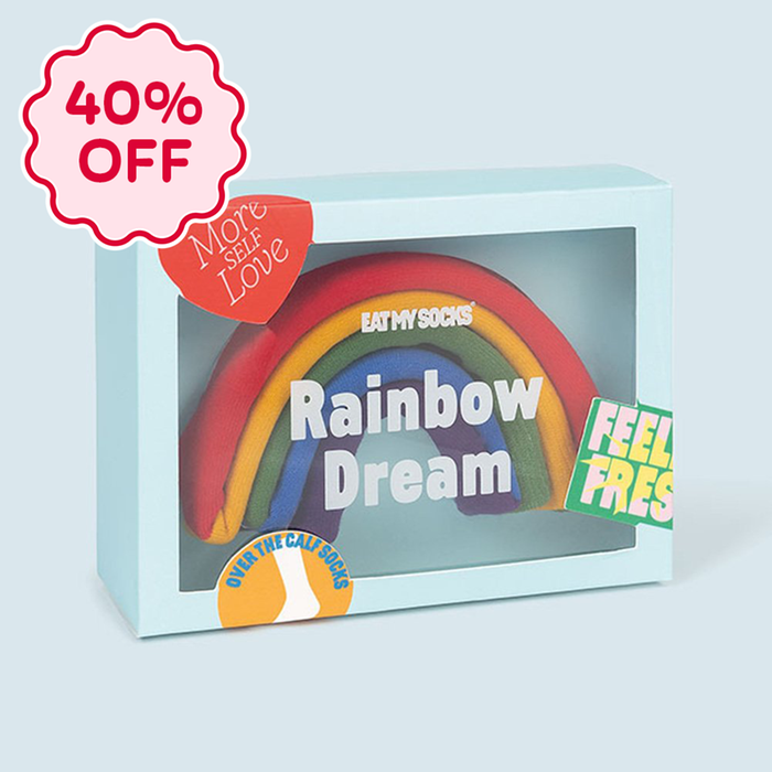 Rainbow Self Love Adult Novelty Socks