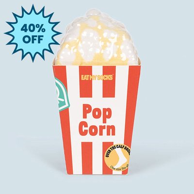 Poppin' Popcorn Adult Novelty Socks