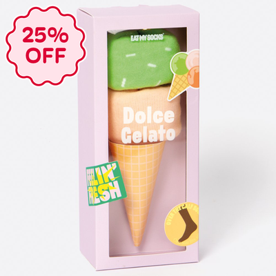 Totally Cool Ice Cream Adult Novelty Socks