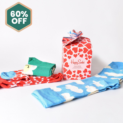 Happy Socks Adults I Flower You 3pk Socks