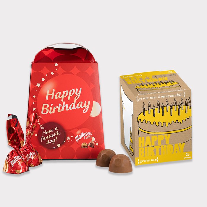 Happy Birthday Grow Kit & Happy Birthday Maltesers Truffles 200g