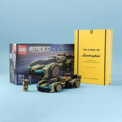 Story Of Lamborghini Book & LEGO Lamborghini