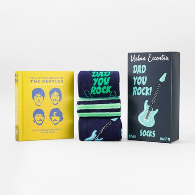 Little Book Of The Beatles & Dad You Rock Socks