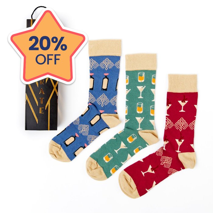 Celebrate Adults 3pk Socks Gift