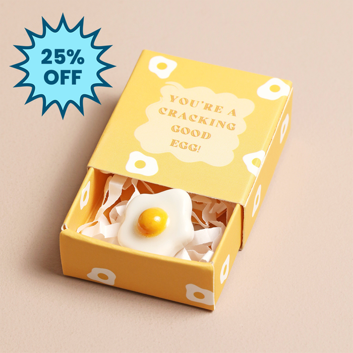 Tiny Matchbox 'You're A Cracking Good Egg' Token