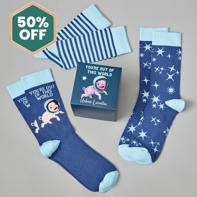 Out Of This World 3pk Socks