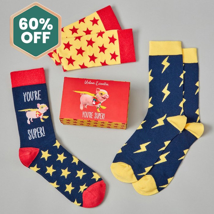 You're Super 3pk Socks