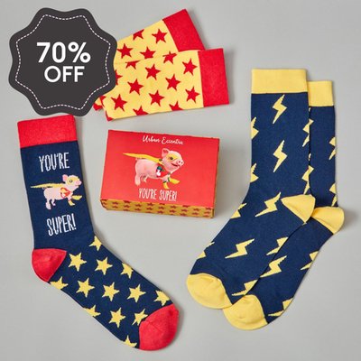 You're Super 3pk Socks