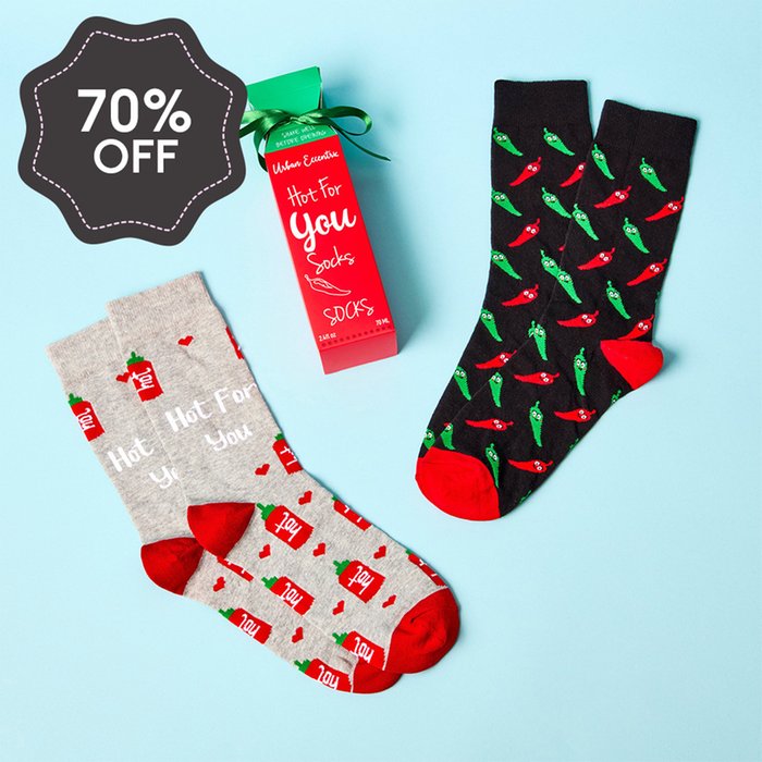 Unisex Hot For You Socks Gift Set