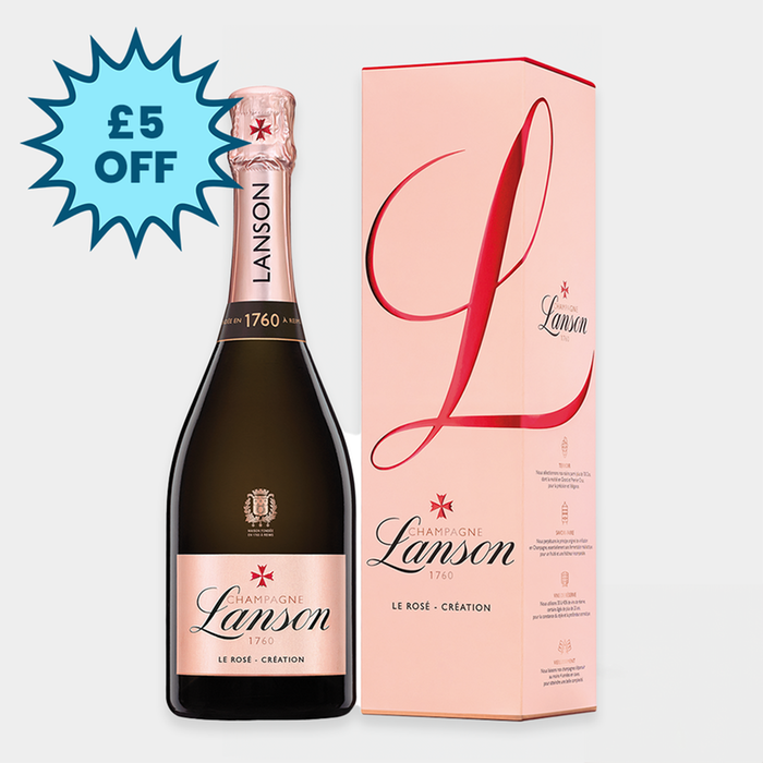 Lanson Le Rosé Création Champagne 75cl in Gift Box