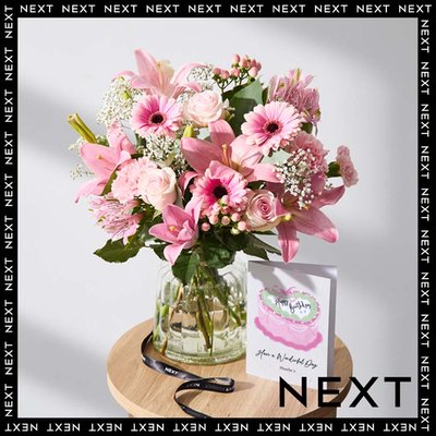 Soft Pink Lily, Rose & Germini Bouquet