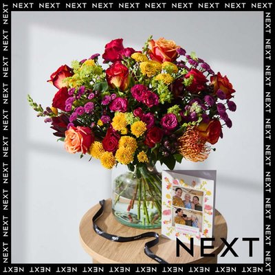 Bold Rose & Santini Mixed Flower Bouquet