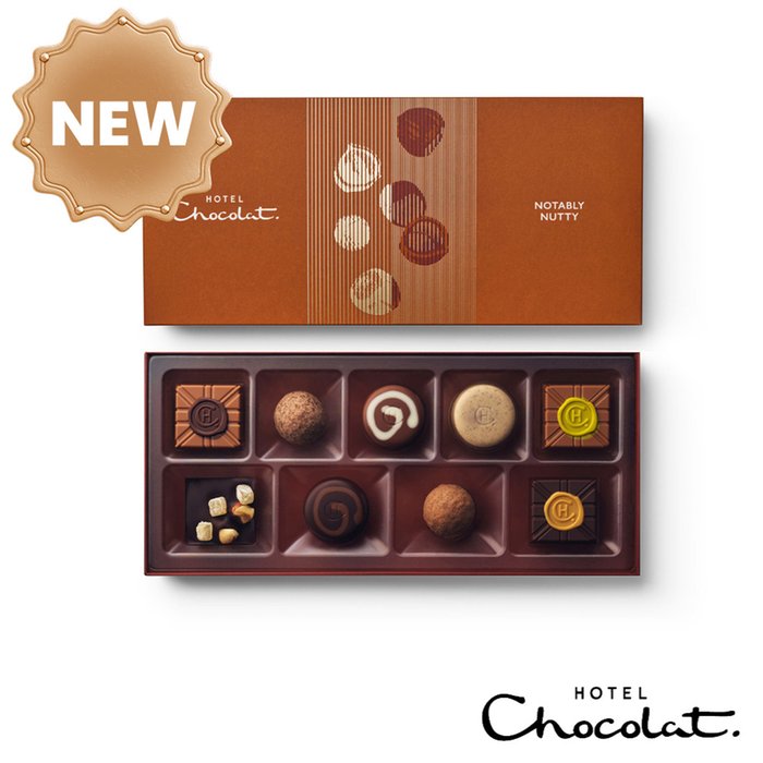 Hotel Chocolat - Notably Nutty 9-Piece Chocolate Box