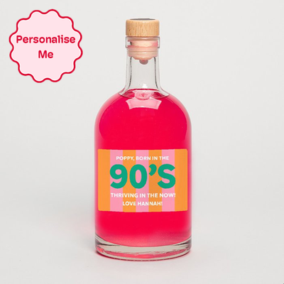 Personalised Milestone Pink Gin 50cl