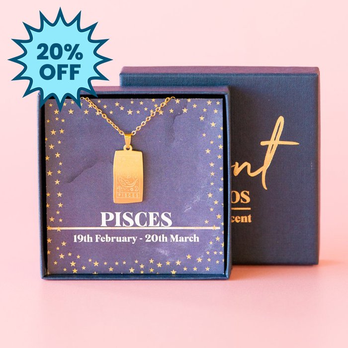 Pisces Zodiac Necklace