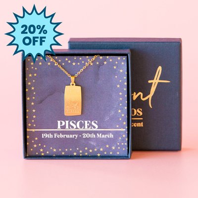 Pisces Zodiac Necklace
