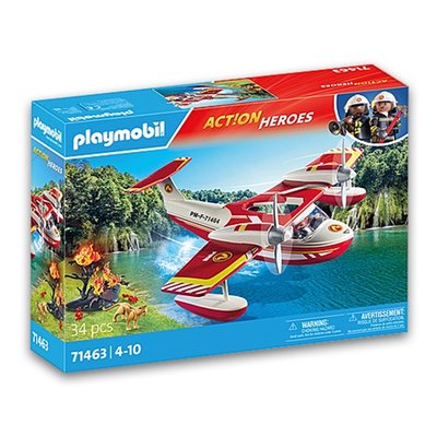 Playmobil 71463 Firefighting Plane with Extinguishing Function