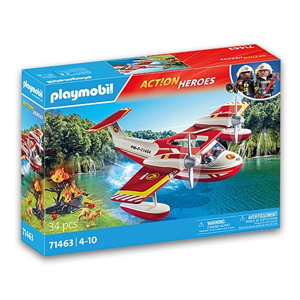 Playmobil 71463 Firefighting Plane With Extinguishing Function Toys & Games