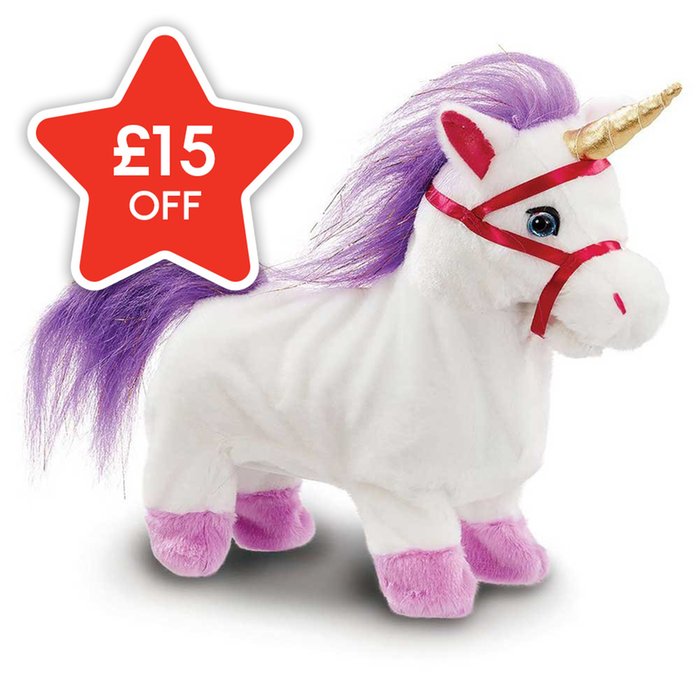 Pitter Patter Pets Walk Along Unicorn Pet