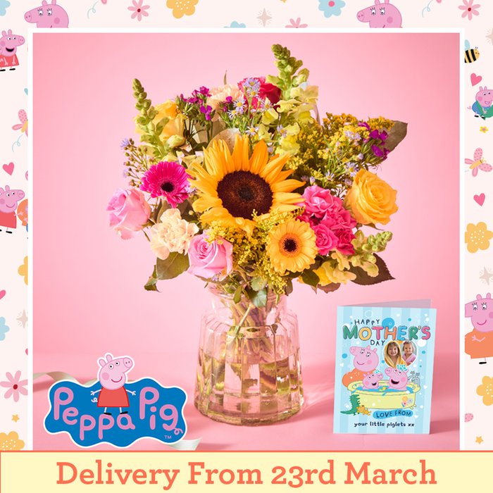 Peppa Pig From All Of Us Bouquet