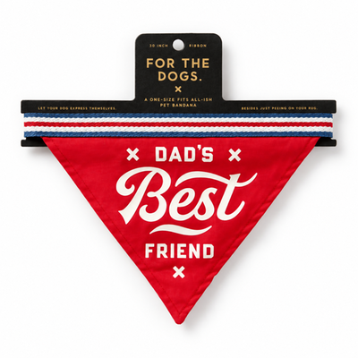 Dad's Best Friend Dog Bandana